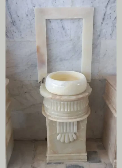 روشویی سنگی مرمر و مرمریت