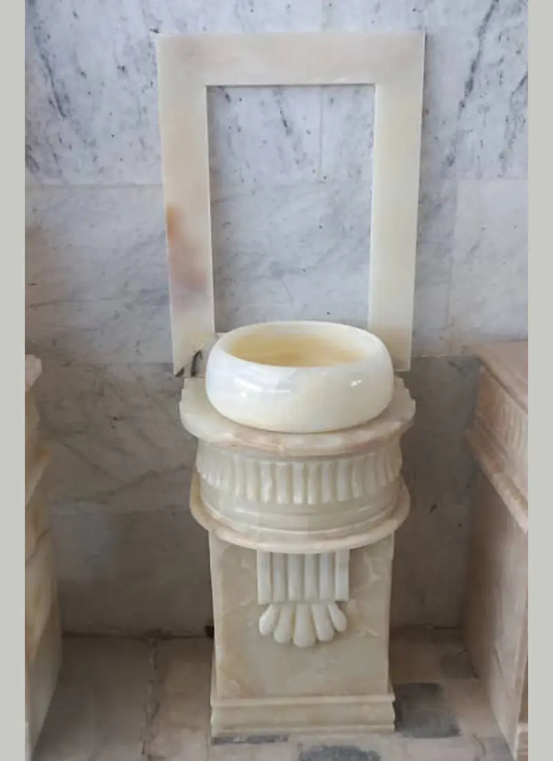 روشویی سنگی مرمر و مرمریت